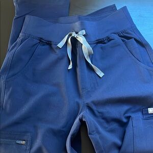 Navy Figs Scrub Pants